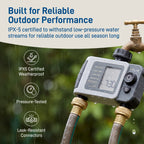 B-hyve XD 2-Outlet Smart Hose Faucet Sprinkler Timer with B-hyve Smart Gen 2 Hub | 24637