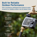 B-hyve XD 1-Outlet Smart Hose Faucet Sprinkler Timer with B-hyve Smart Gen 2 Hub | 24516