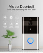 Marlboze 720P Smart WiFi Video Doorbell Wireless Intercom PIR Detection