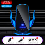 Q3 car wireless charging mobile phone holder 15W induction opening and closing car navigation stand supplies