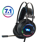 Gaming Headset Headphones with Microphone for PC Computer for Game One Professional Gamer Earphone Surround Sound RGB Light