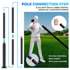 1400W solar street light with pole -30,000lumens