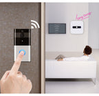 Marlboze 720P WIFI Visual Doorbell Wireless Intercom Doorbell PIR Motion Detection Night View SD card Video Smart Doorbell Ring