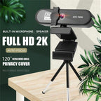 2K 4K Conference Webcam Autofocus USB Web Camera Laptop Desktop For Office Meeting Home With Mic 1080P HD Webcam For Video Conferencing Recording and Streaming