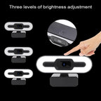 2K Webcam Web Camera Study Chat Work PC Laptop Desktop USB With Microphone WebCamera Home Auto Light Correction for Desktop Laptop Streaming Computer USB Web Camera