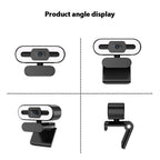 2K Webcam Web Camera Study Chat Work PC Laptop Desktop USB With Microphone WebCamera Home Auto Light Correction for Desktop Laptop Streaming Computer USB Web Camera