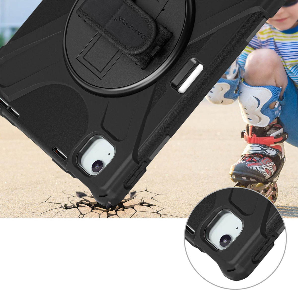 iPad Air 11-inch (M2 / M3 / M4) Case - Heavy-Duty Hand Strap | Raider X Series