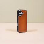 Leathere iPhone 17 Wallet Case – Rustic Brown - New York