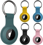 5-Pack: Silicone Airtag Holder with Anti-Lost Keychain