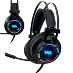 Gaming Headset Headphones with Microphone for PC Computer for Game One Professional Gamer Earphone Surround Sound RGB Light