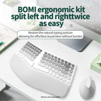 Wireless Keyboard & Mouse Combo - 85-Key RGB Keyboard