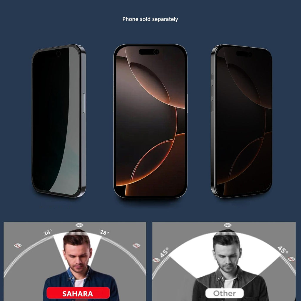 iPhone 17 Pro Max Privacy Screen Protector - Easy Apply Tempered Glass Screen Protector | Zerodamage