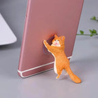 6-Pack: Portable Universal Cute Cat Cell Phone Holder