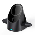 Magnetic wireless charger vertical three in one wireless charging stand suitable for Apple phones headphones and watcheser