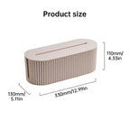 Cable management organizer box, an accessory for power strips and home - office power cables