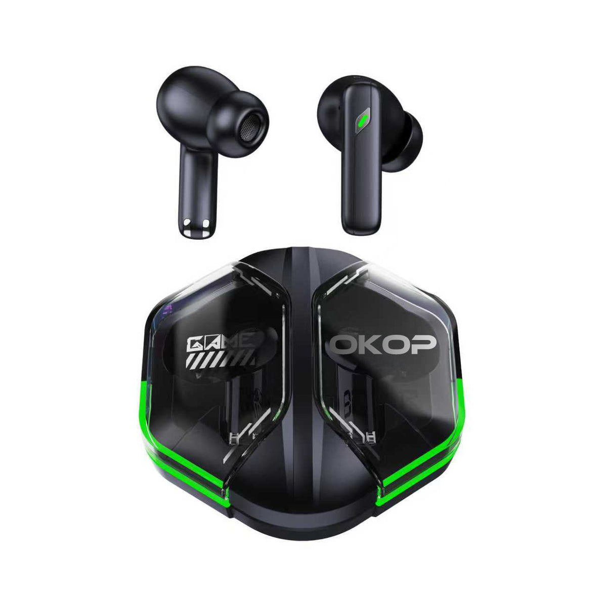 KP-223 Best-selling Bluetooth Headphones 2026 New Model Low Latency Gaming Headset With Mecha Style Design Long Battery Life Factory Direct In Stock
