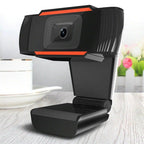 720p HD Webcam with Mic Rotatable PC Desktop Web Camera Cam Mini Computer WebCamera Cam Video Recording Work Video Calling and Recording For Camera Desktop OR Laptop Gaming Conferencing & Working