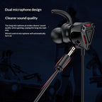 Mobile Gaming In-ear Wired Headset With Microphone For Phones And Computers