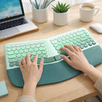 Wireless Keyboard & Mouse Combo - 85-Key RGB Keyboard
