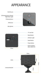 S3 HD camera Human home infrared sensor security monitoring low power WiFi camera A9 camera
