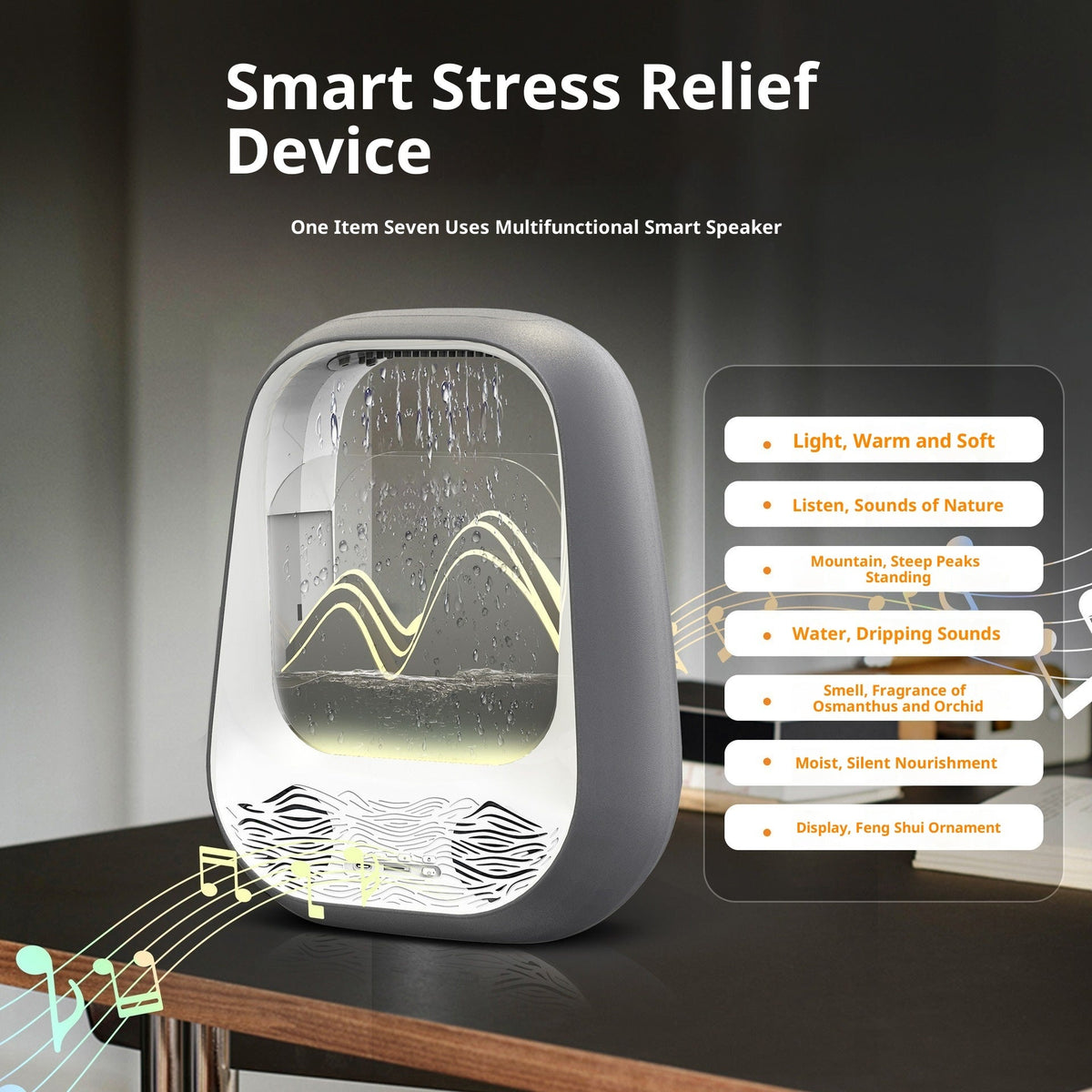 Water Drop Bluetooth Speaker Sleep Water Drop Decoration Speaker