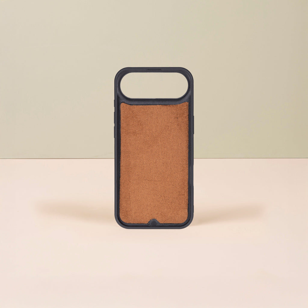 Premium Leather iPhone Air Wallet Case – Rustic Brown - Austin