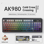 Office Computer Bluetooth Keyboard Game Side Three-mode Wireless