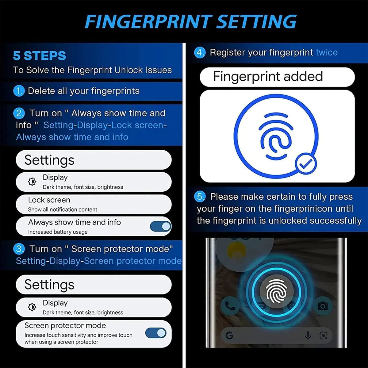 Entronix Clear Screen Protector Compatible with Galaxy A25 - 3-Piece Combo