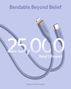 Anker <b>641</b> USB-C to Lightning Cable (Flow, 3 ft Silicone)