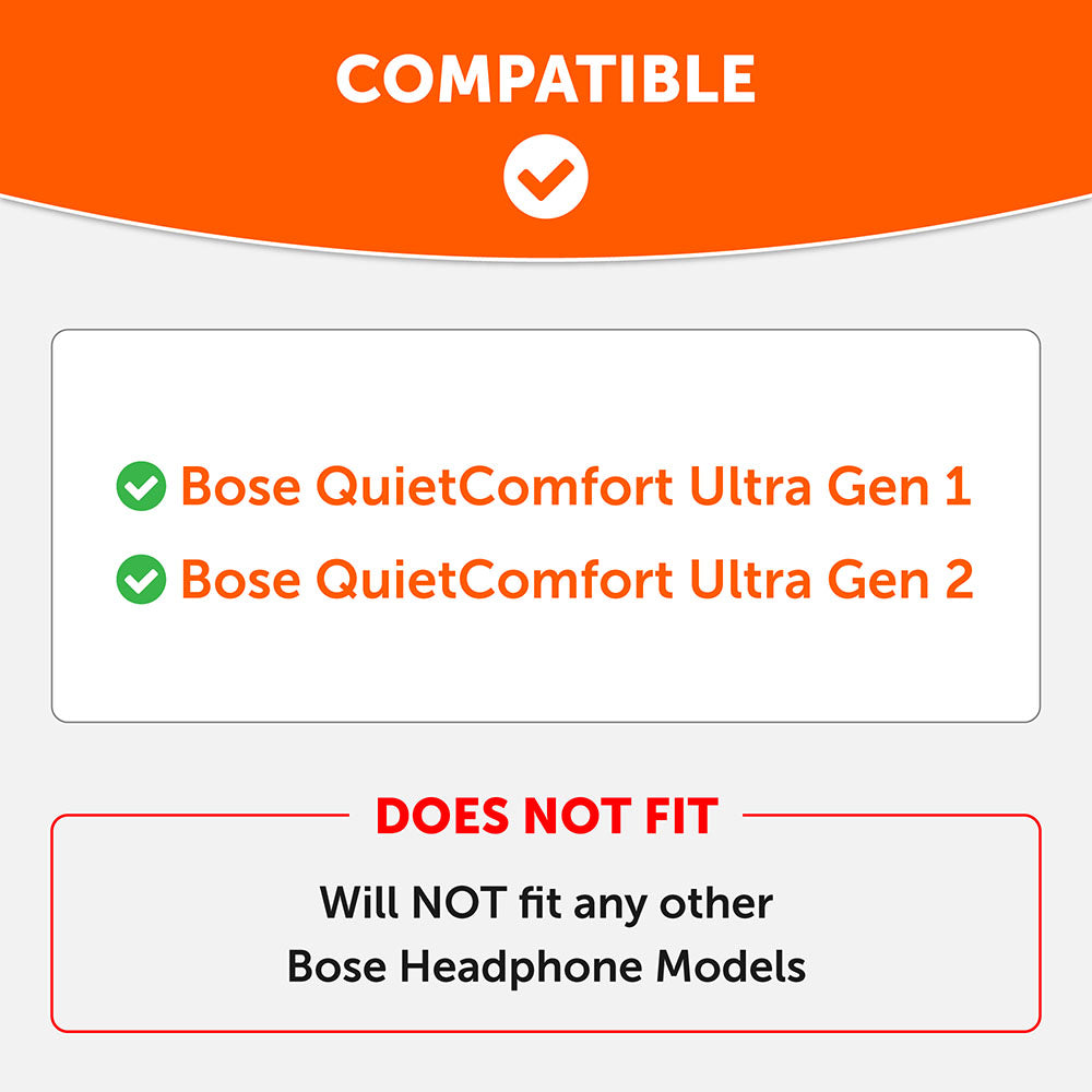 Bose QuietComfort Ultra Gen 1 & Gen 2 Cooling Gel Earpads - WC FreeZe QC Ultra