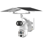 Outdoor solar monitoring camera dual lens wireless wifi remote night vision high-definition monitor