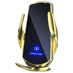 Q3 car wireless charging mobile phone holder 15W induction opening and closing car navigation stand supplies