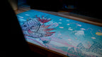 "Snowveil Kitsune" — Epic Desk Originals Deskmat