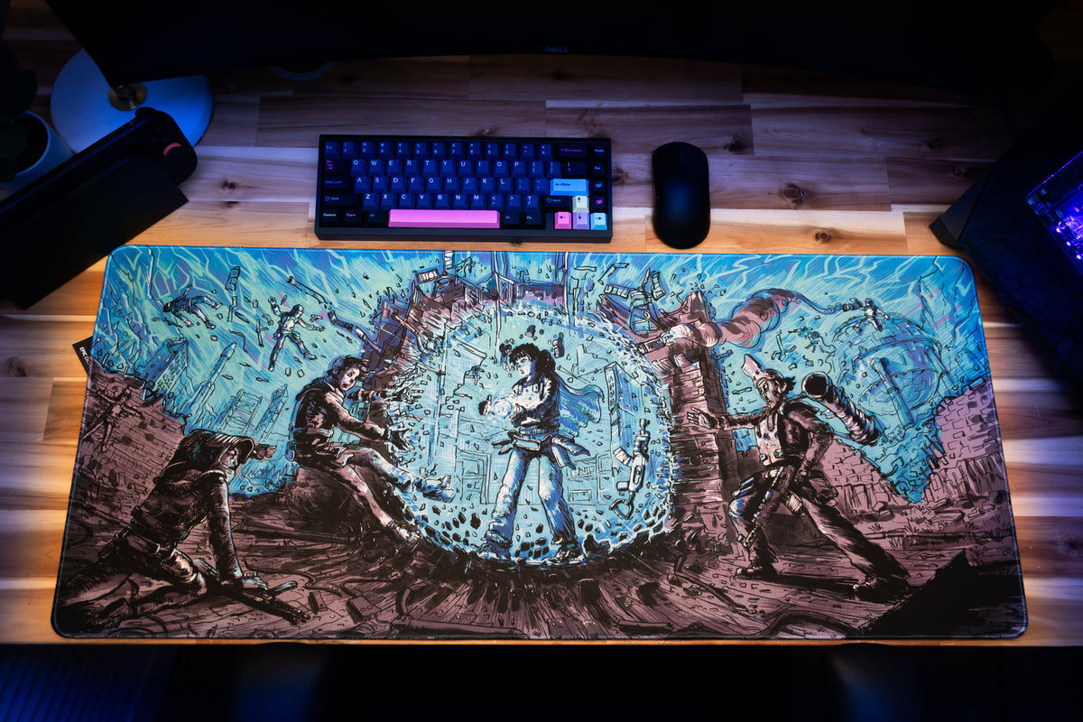 "Frostbite" — Rust Deskmat