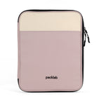 packlab Cream & Pink iPad Sleeve Case – Slim Protective Tablet Case for iPad 10th Generation, iPad 11th Generation & iPad Air 11 Inch – Padded Zippered Tablet Sleeve with Organizer