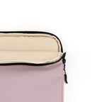 packlab Cream and Pink Laptop Sleeve with Front Pocket – Slim Padded 14 Inch Laptop Case – Minimal Computer Sleeve for Work, Travel, School & Everyday Carry