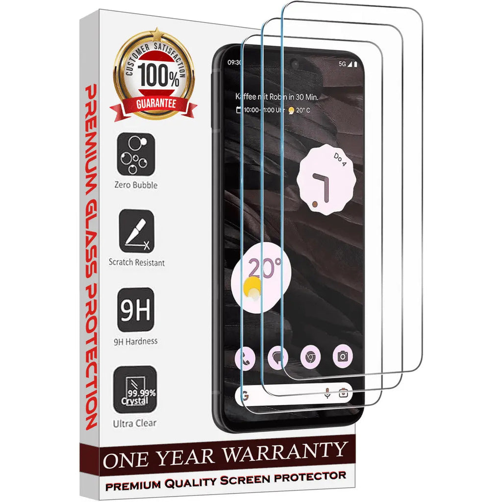 Entronix Clear Screen Protector Compatible with Galaxy A25 - 3-Piece Combo