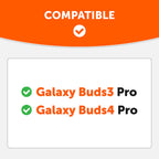 Galaxy Buds Pro 3 & 4 Memory Foam Ear Tips - WC TipZ Galaxy