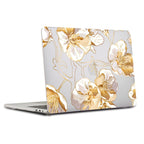 MacBook Air 15-inch (M2-M5) Case - Gold Botanical Design
