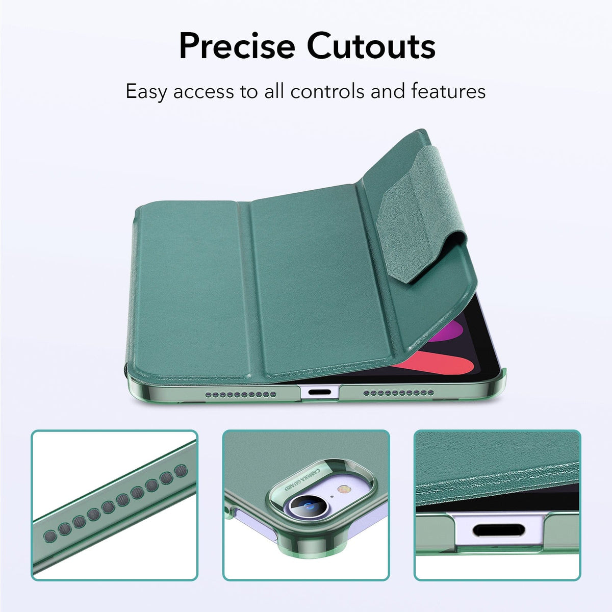 Venture Series Tri-Fold Magnetic Case - Apple iPad mini (A17 Pro) Apple iPad mini (6th Generation 2021)