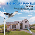 1400W solar street light with pole -30,000lumens