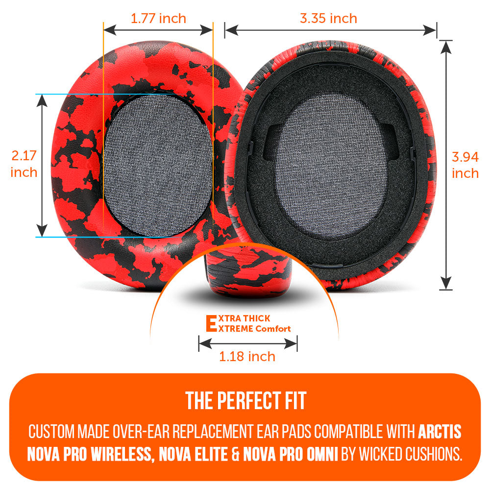 Arctis Nova Pro Wireless, Nova Elite & Nova Pro Omni Earpads - WC PadZ Nova Pro Wireless