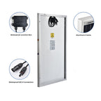 200W Rigid Solar Panels w/ cable and connector