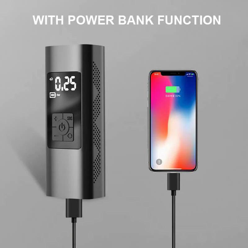Portable Rechargeable Wireless Electric Tire Inflator