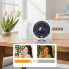 12X Optical Zoom 4K 64MP Digital Selfie Camera Flip Screen Vlog Camcorder Video Recorder photographic Camera Livestream Webcam