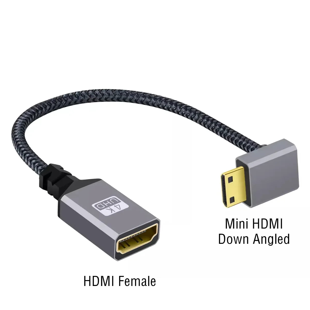 4K 60Hz HDMI-Compatible Extension Cable | Male to Female Adapter for Micro/Mini HDMI