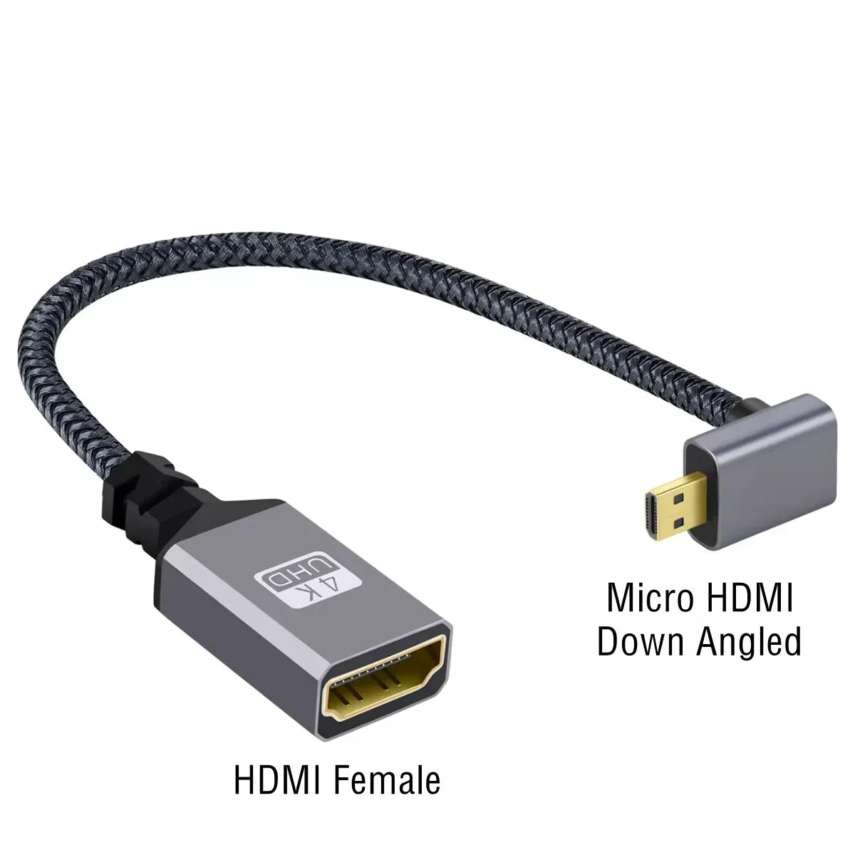 4K 60Hz HDMI-Compatible Extension Cable | Male to Female Adapter for Micro/Mini HDMI