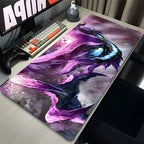 XXL Black Gaming Desk Mat – Anime Pokemon Gengar Mouse Pad for Laptop and PC