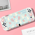 Kawaii Spring Bunny Meadow Switch Case NS/OLED/NS2