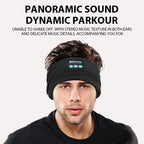 Wireless Bluetooth Headband Sleeping Headphones Sports Earphone/Headscar Music Hat with HD Stereo Speakers Eye Mask  for Side Sl